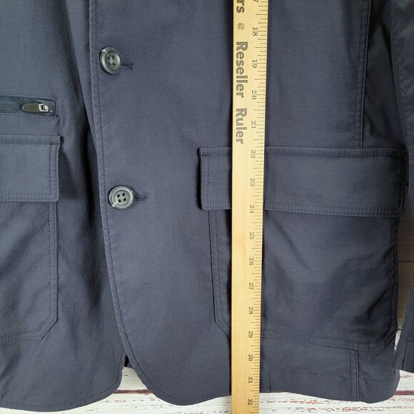 Eddie Bauer Jacket Mens 44 Blue Travex Sport Coat Blazer Travel Performance - Picture 3 of 11
